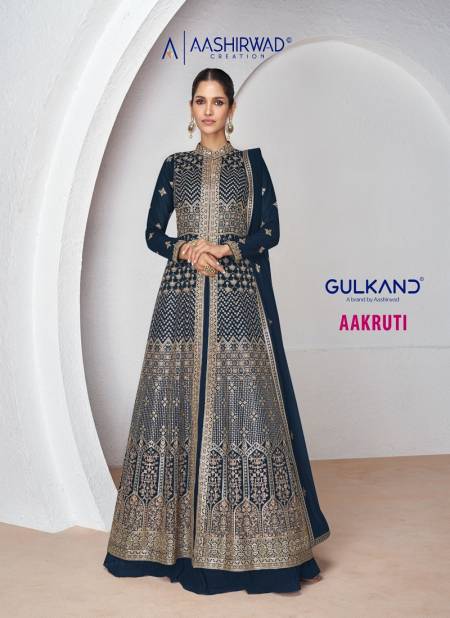 Aakruti By Aashirwad Real Georgette Wedding Wear Readymade Suits Wholesale Market In Surat
